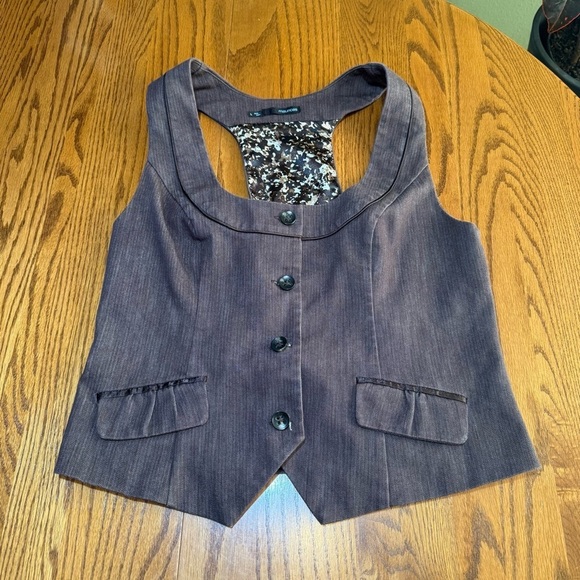 Y2K 2000 Drop Vest Size Large Maurices Brand - Picture 1 of 5